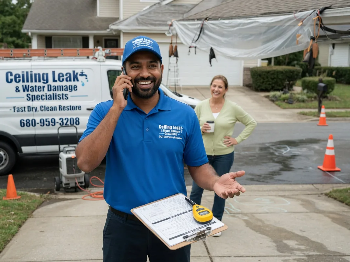 Ceiling Leak Cleanup Jewett City, CT FAQs